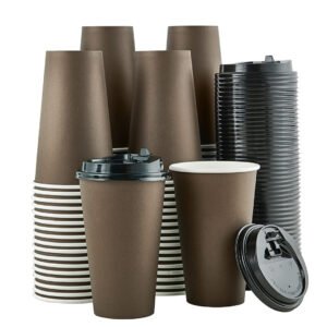 Brown paper cups