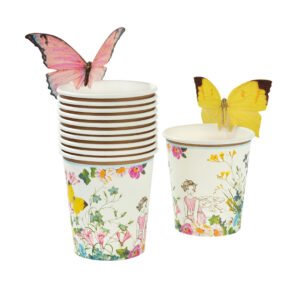 Butterfly paper cups