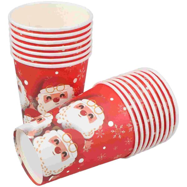 Christmas paper cups