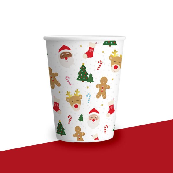 Christmas paper cups packaging