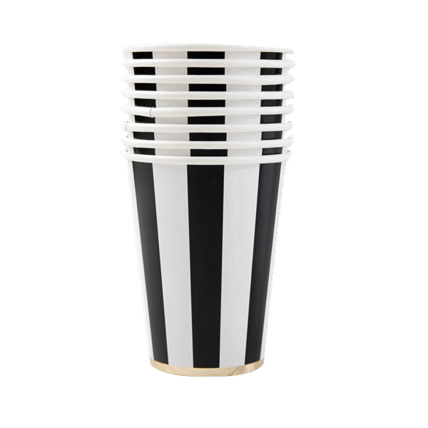 Custom Black paper cups