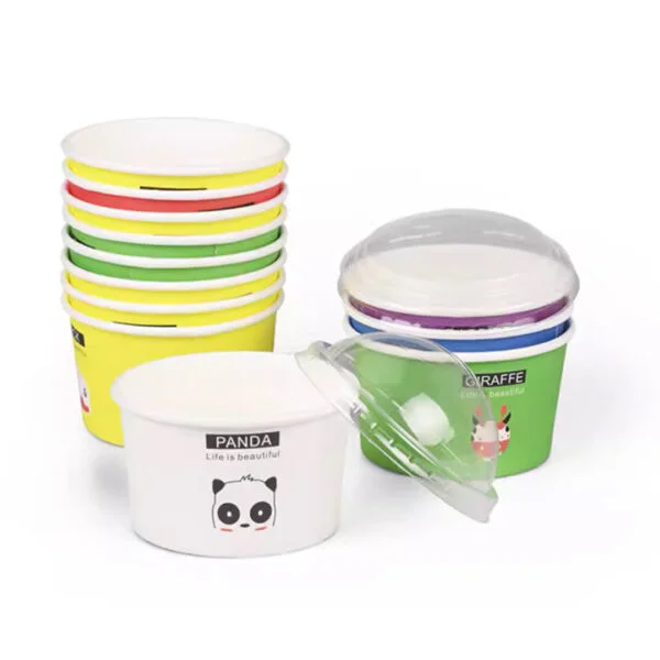 Custom Ice Cream Paper Cups Packaging