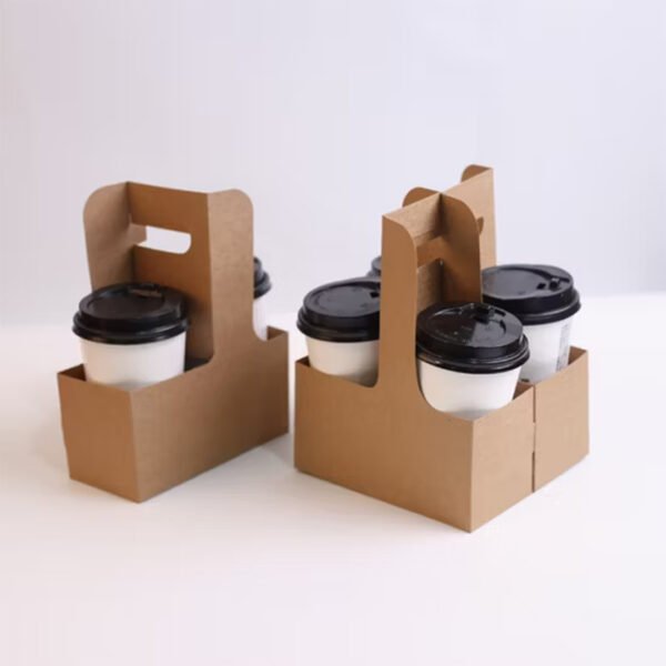 Custom Paper coffee cup holders packaging