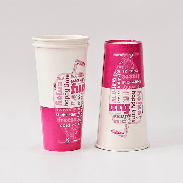 Custom Paper drinking cups packaging