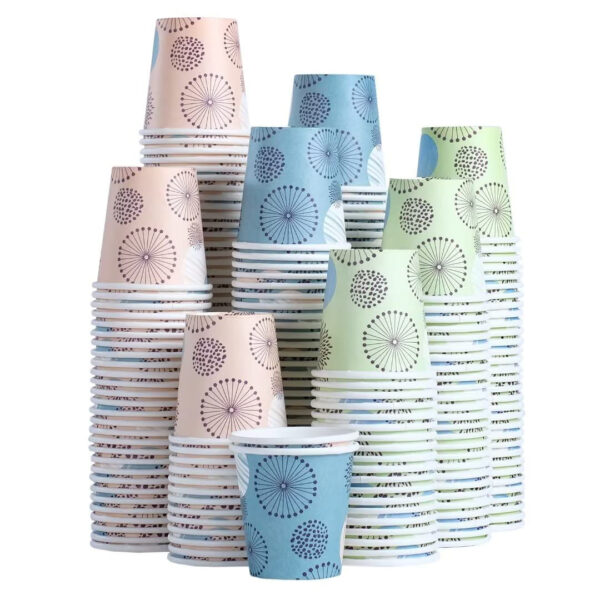 Paper bathroom cups packaging
