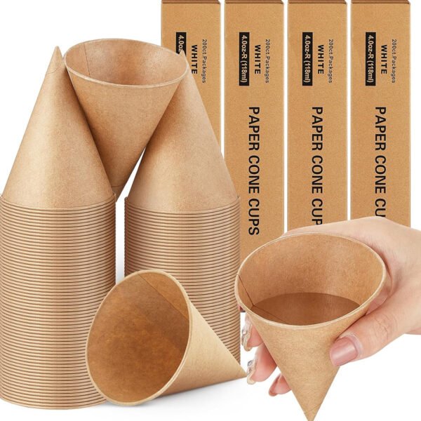 Paper cone cups