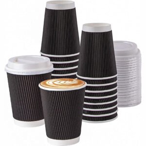 Paper cups for hot drinks