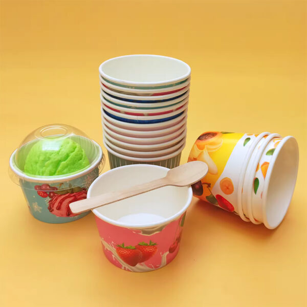 Paper dessert cups